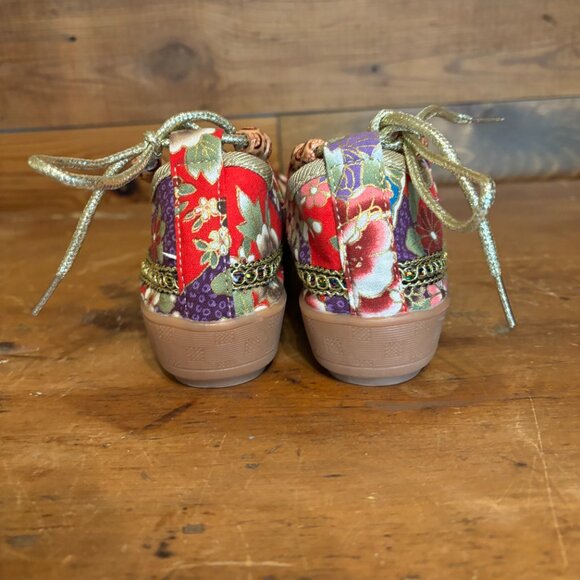 Floral Flats Size 7 - Picture 6 of 7